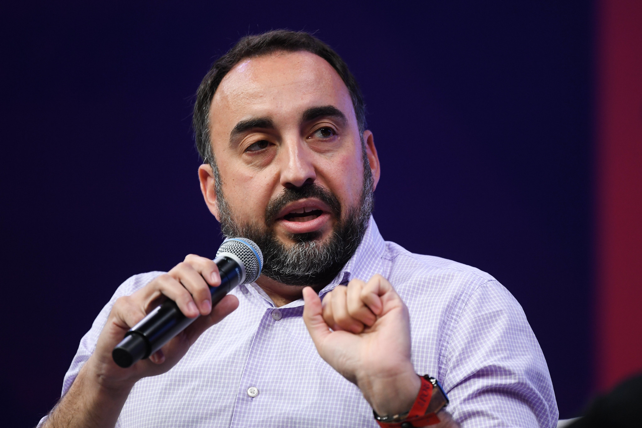 Alex Stamos, Adjunct Professor, Stanford University, on Centre Stage during day one of Collision 2019